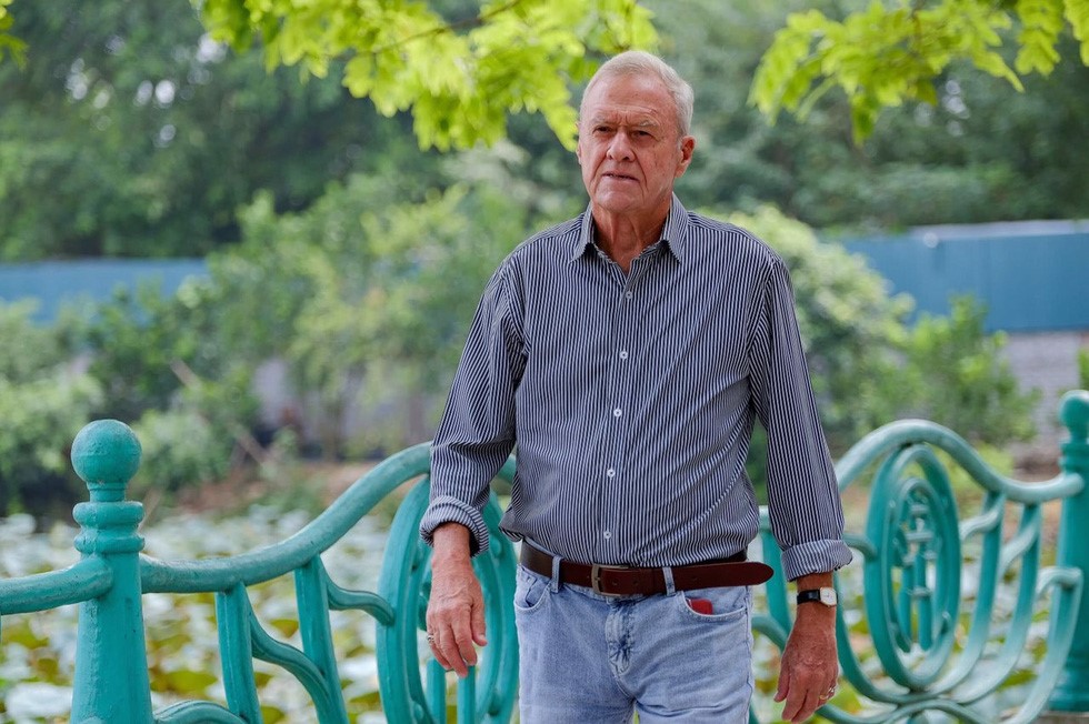 Former Australian Ambassador to Vietnam Graham Alliband is pictured in Hanoi in July 2019.