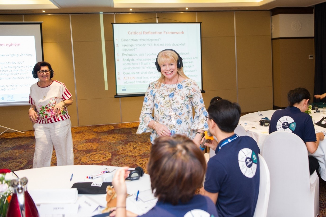 Learning session was led by two Australian experts - Dr Julie King and Dr Niki Edwards from Queensland University of Technology (QUT)