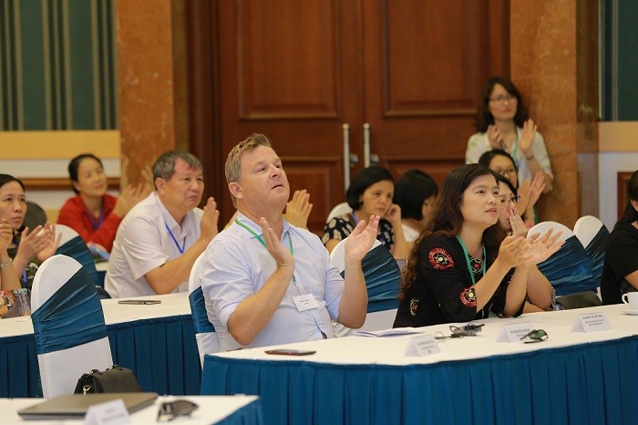 Mr. Michael Sadlon - Aus4Skills Program Director and Ms. Dinh Thi Viet Anh - Representative of Australian Embassy