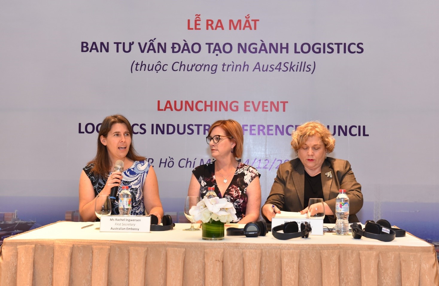 Ms Rachel Ingwersen, First Secretary, Australian Embassy in Vietnam sharing the Australian Government support to human resource development in Vietnam