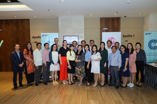 Participants and experts at the graduation ceremony