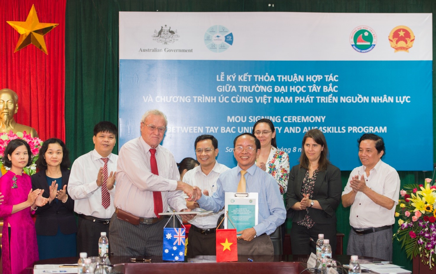 Tay Bac University and the Aus4Skills program signed a memorandum of understanding