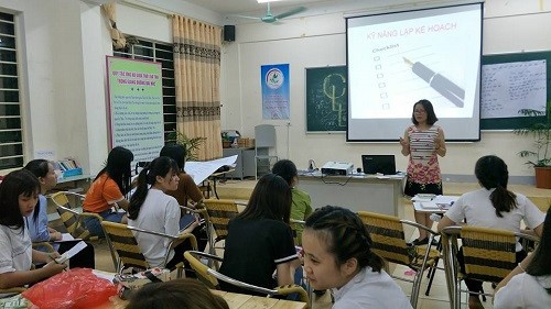 Training course on leadership skills for 28 female students